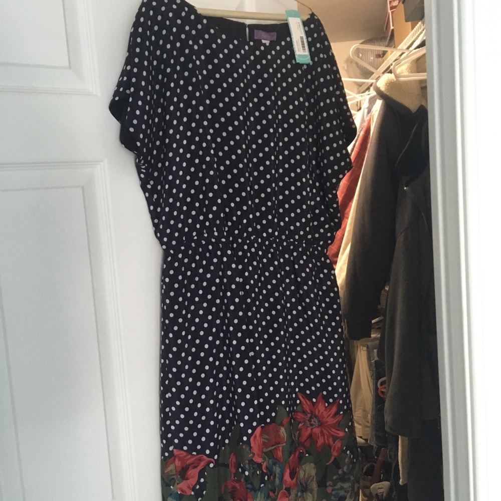 Truly Poppy Sidney silk dress, size L, NWT